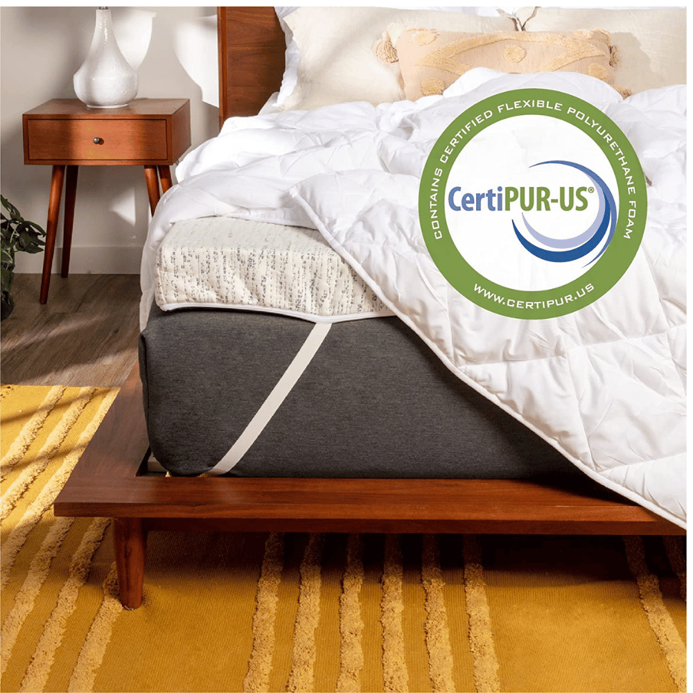 CertiPUR-US foam topper
