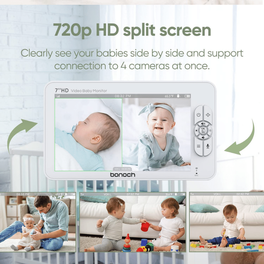Bonoch split-screen baby monitor