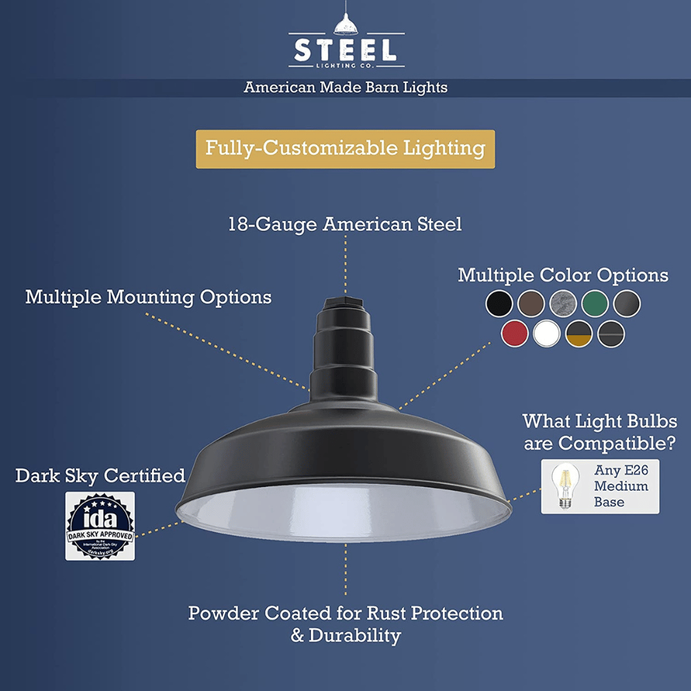 Carson barn-style lamp