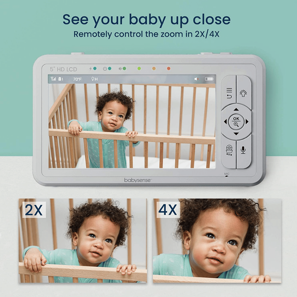 Babysense split-screen baby monitor