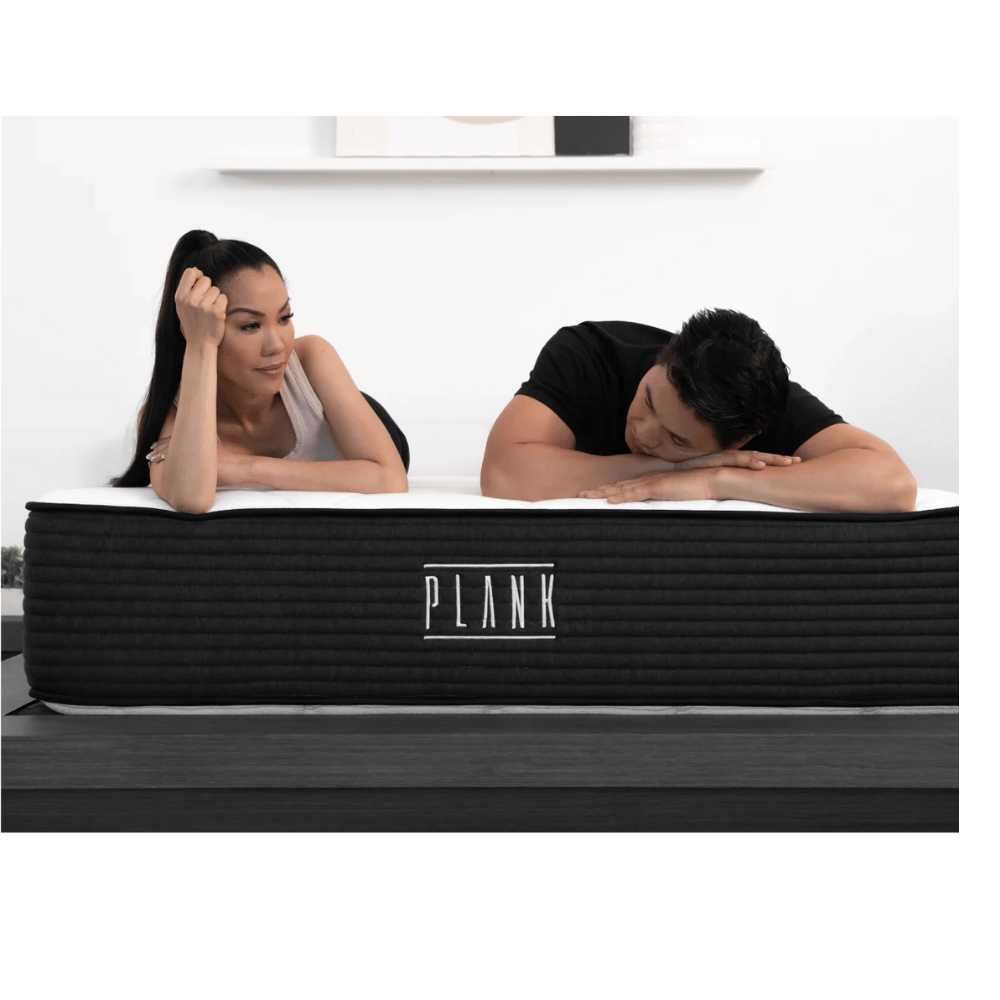 Plank balanced firm experience bed