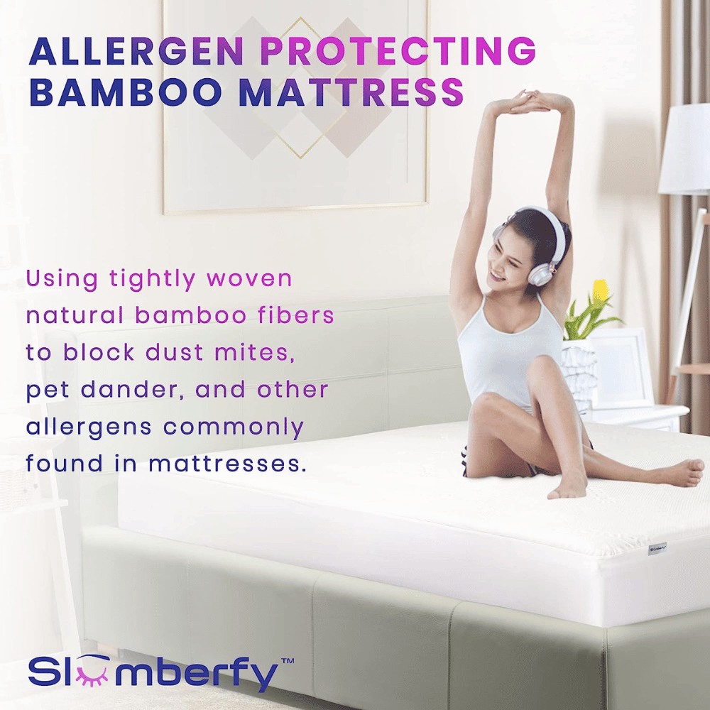 Slumberfy bamboo mattress protector