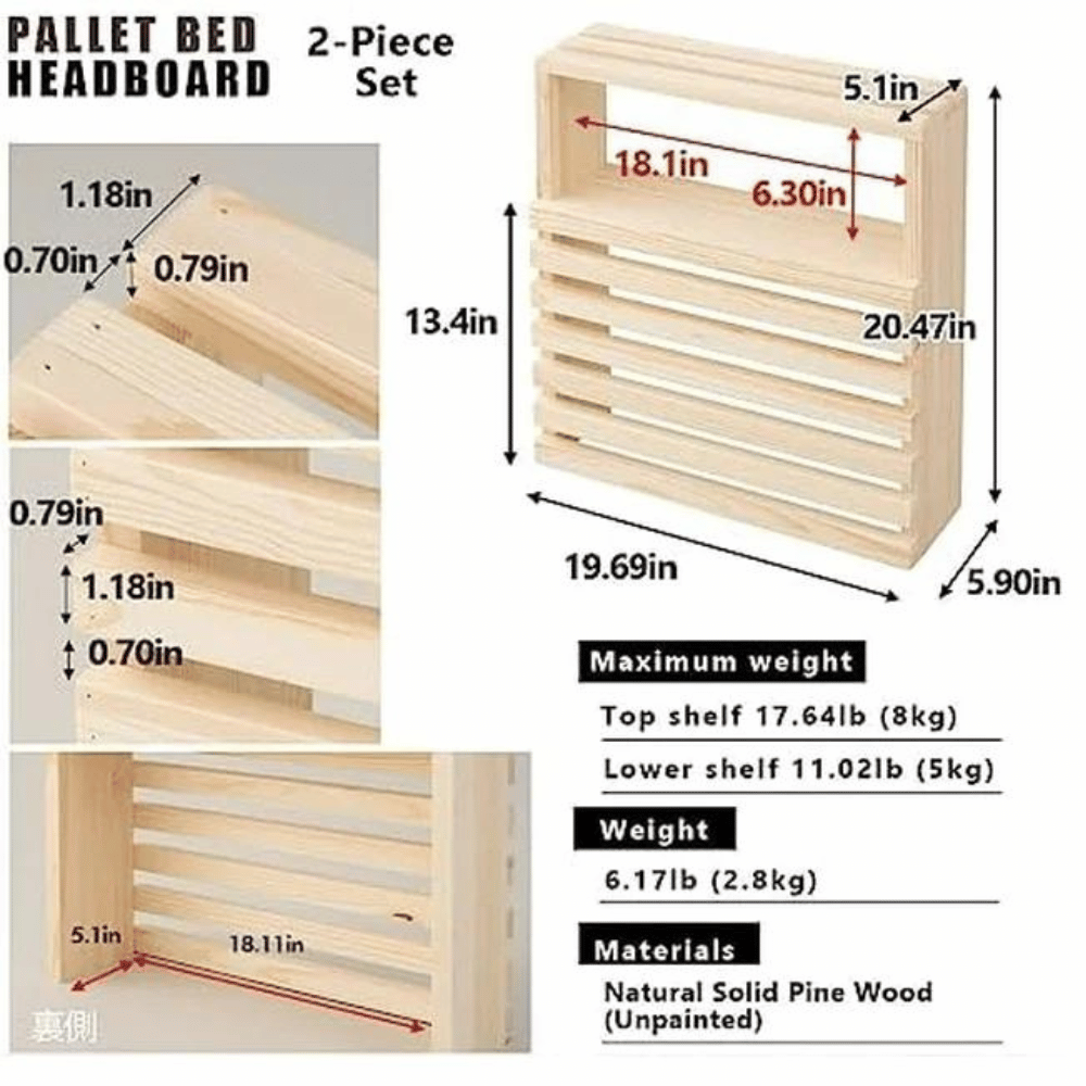 HBBOOMLIFE slats bed frame