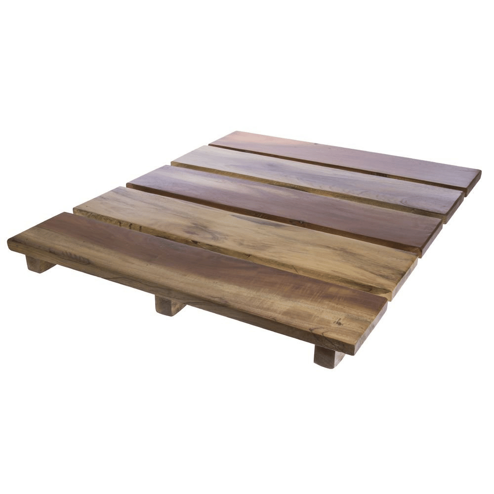 HUBERT rustic display bed frame