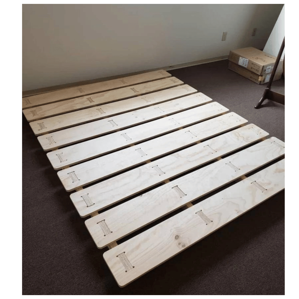 HarmonyWoodCrafts handmade bed frame