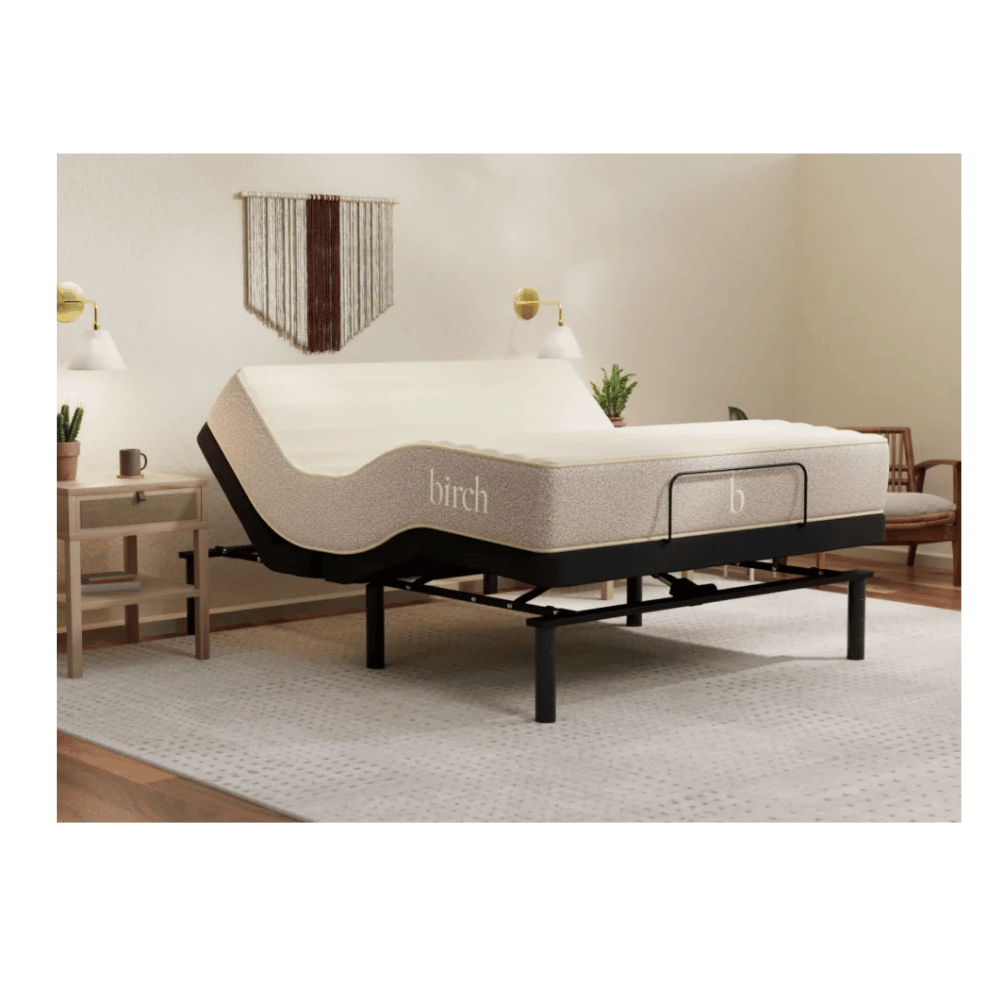 Birch adjustable head bed frame