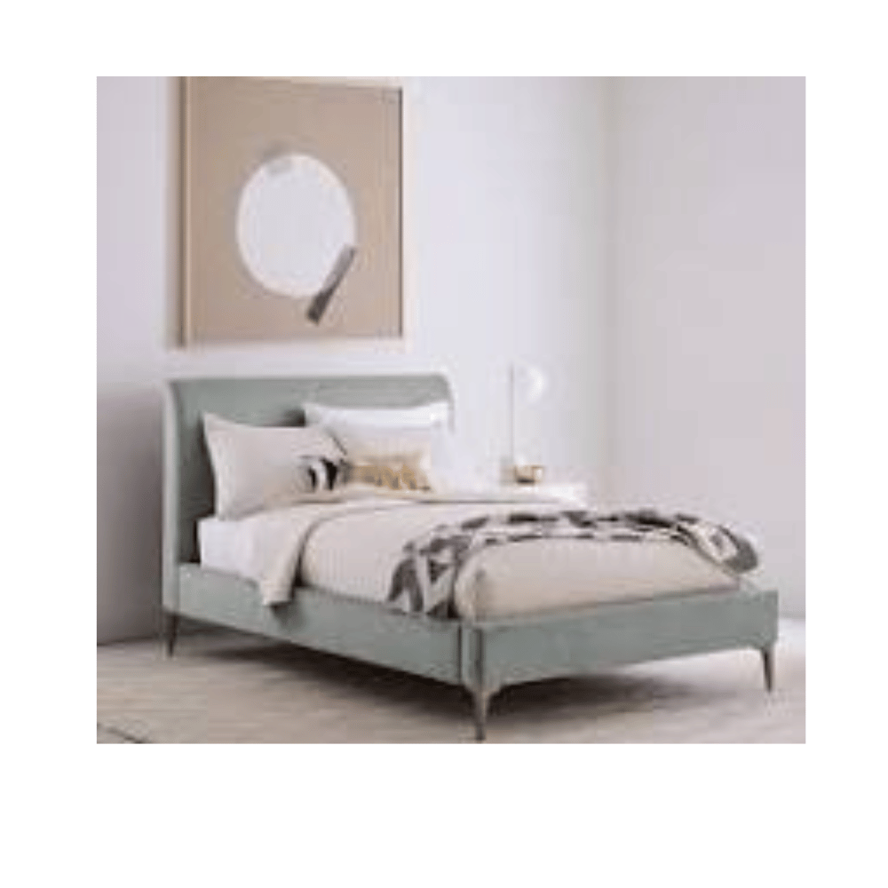 West Elm upholstered Bed frame