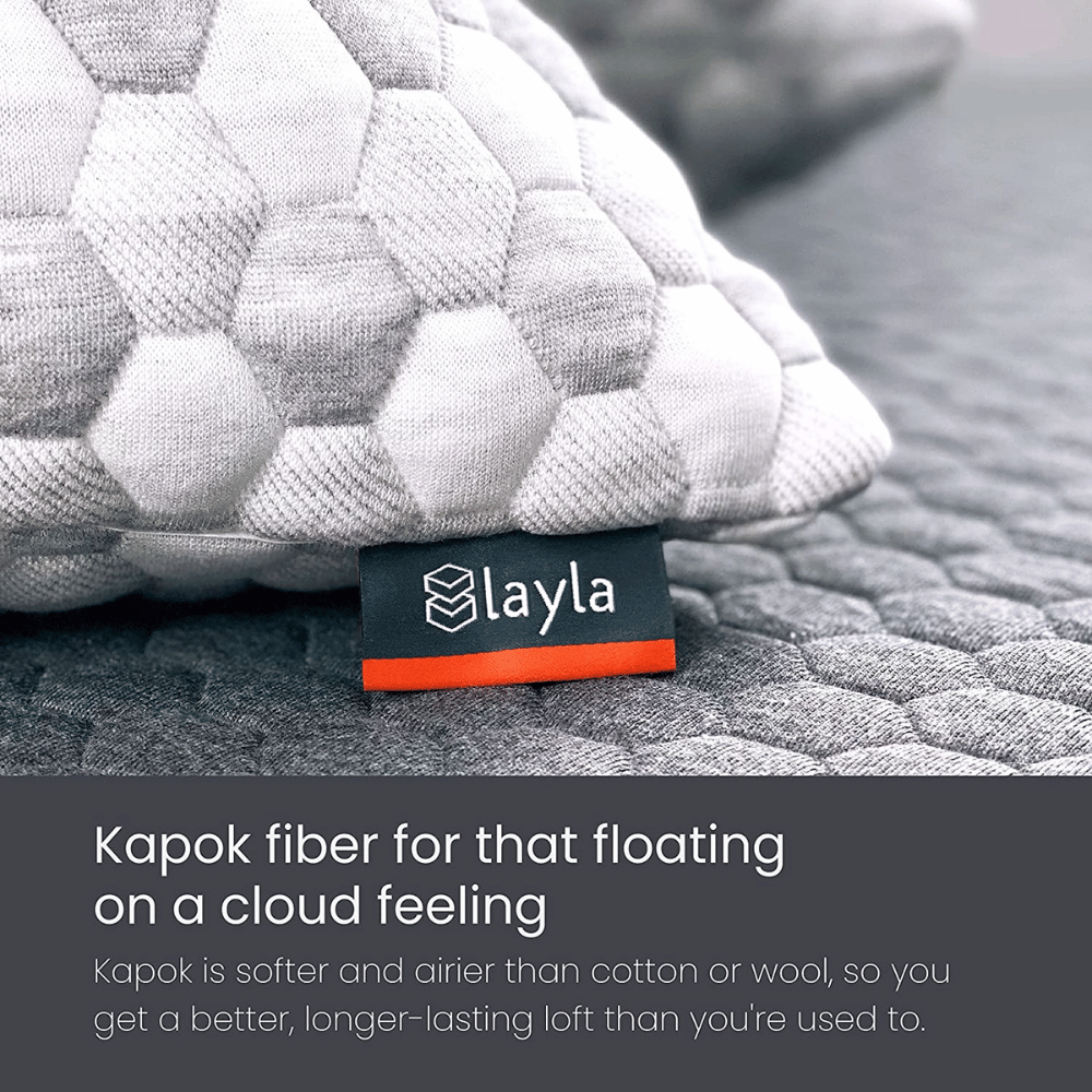  Layla Sleep pressure relief pillow for back pain