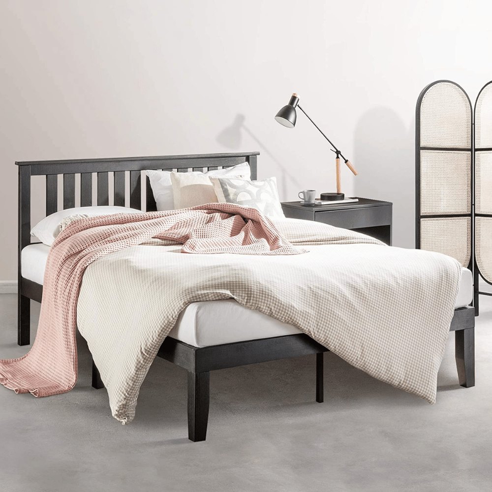 Mellow natural pine Queen Bed Frame