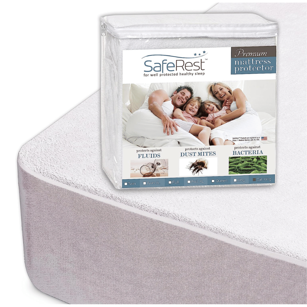 SafeRest waterproof bed protector