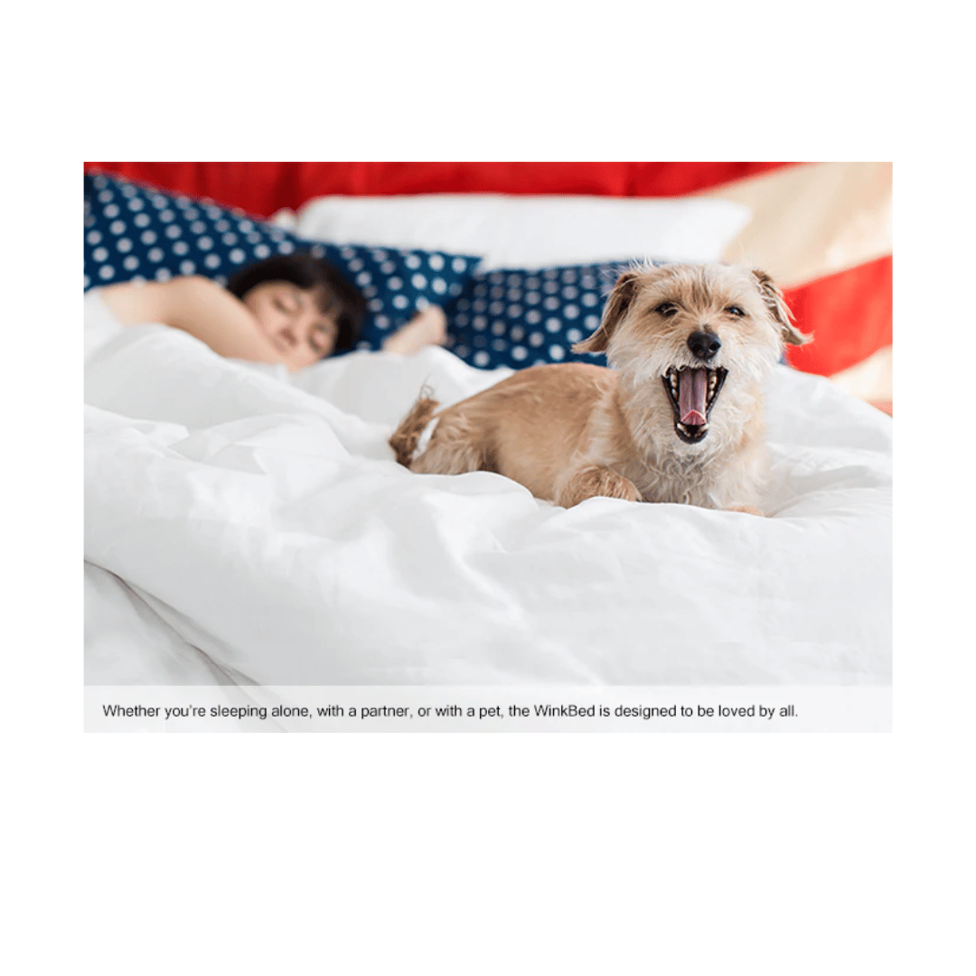 WinkBed mattress pressure relief bed.