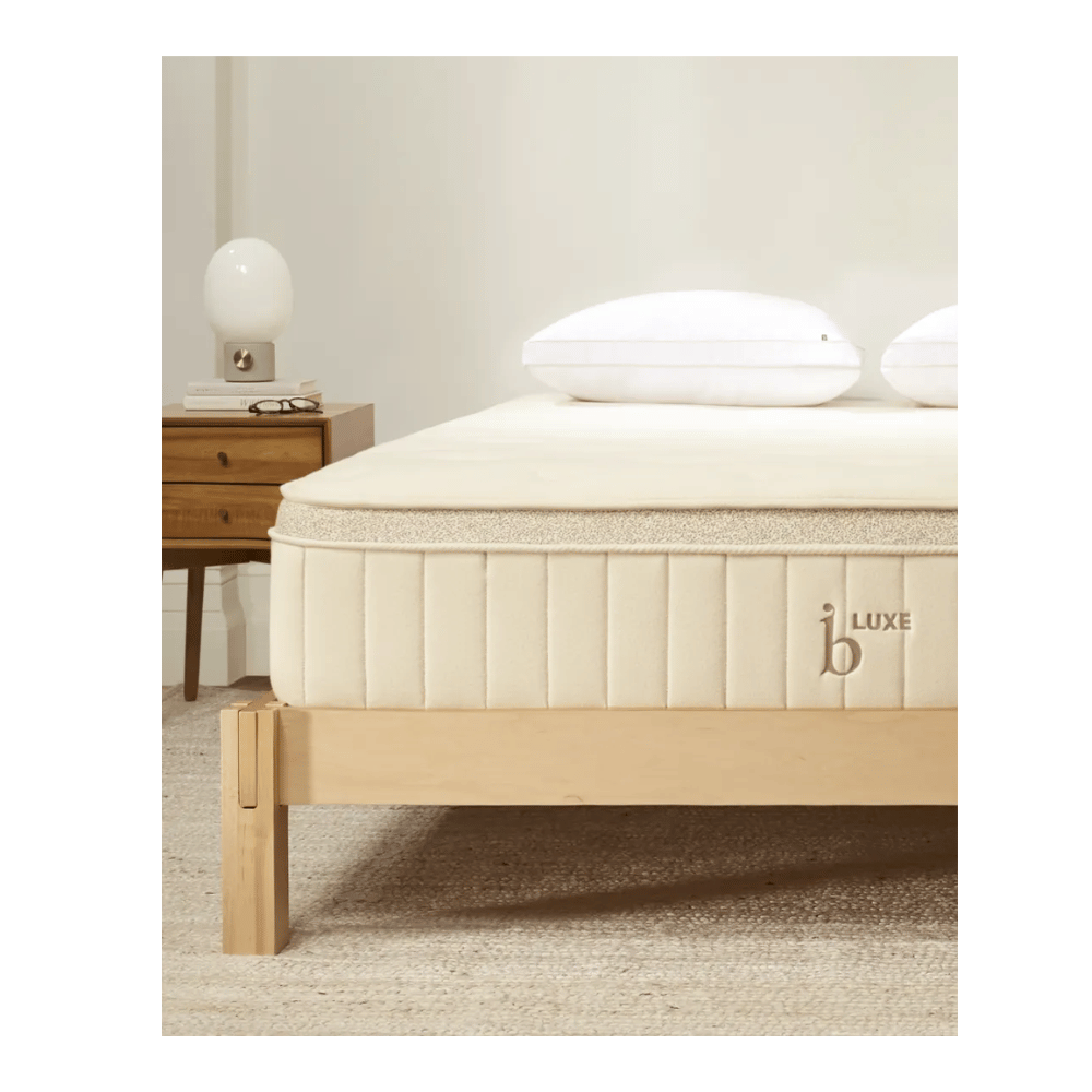  Birch natural wood finish bed frame