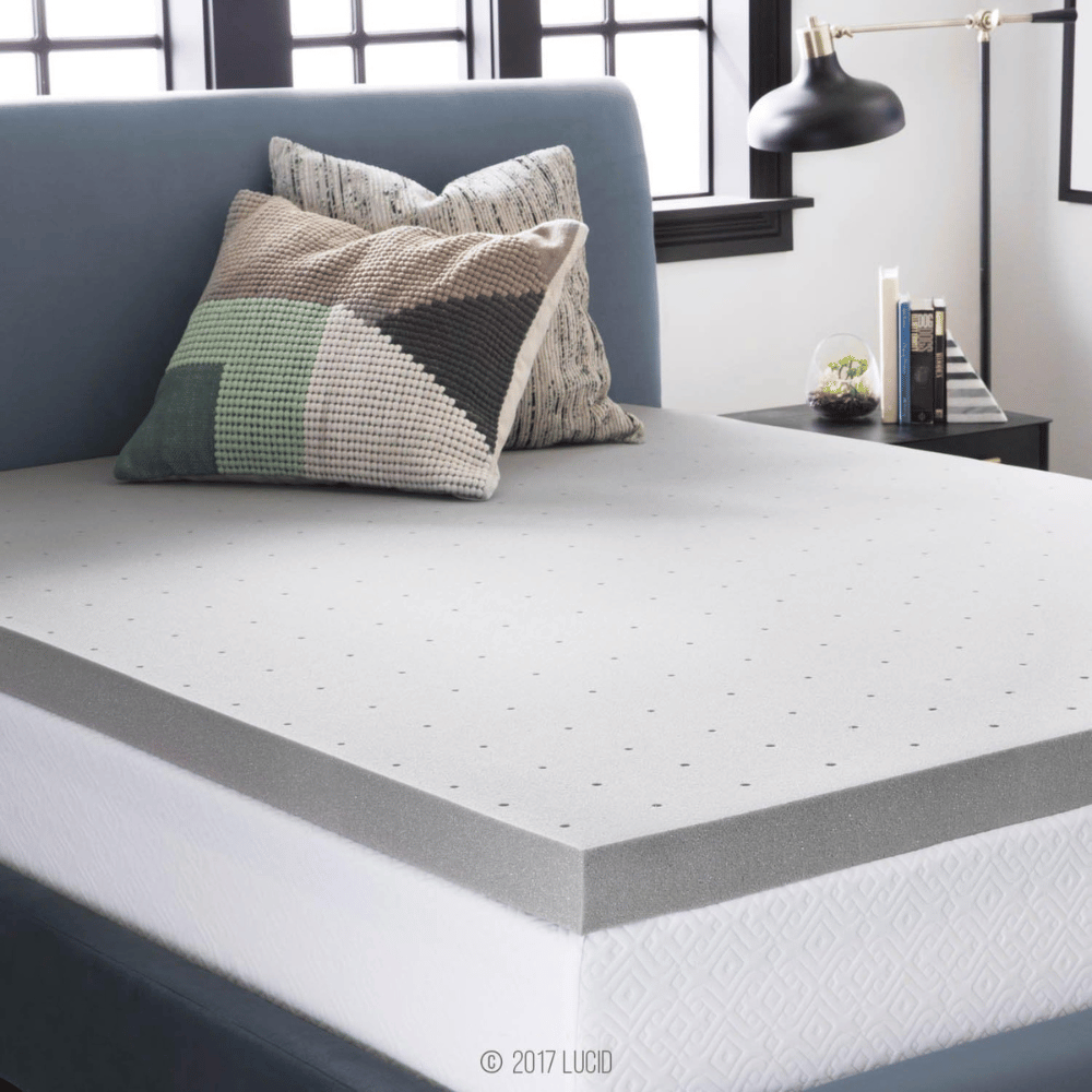 Lucid Bamboo Charcoal Mattress Topper
