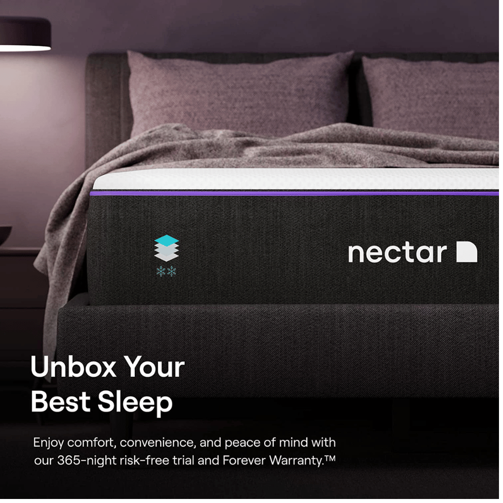  Nectar Premier mattress side sleepers bed.
