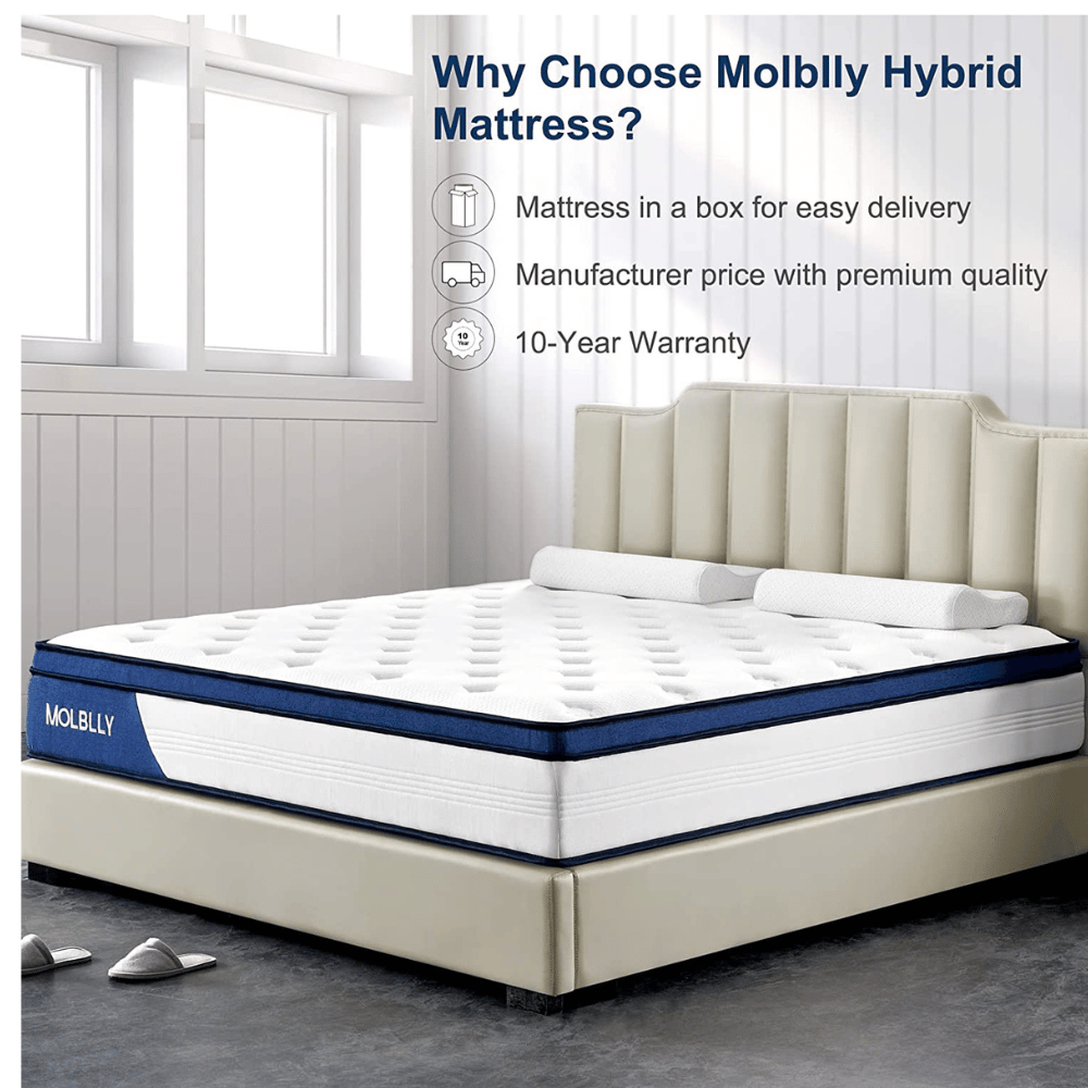 Molblly medium firm hybrid mattress