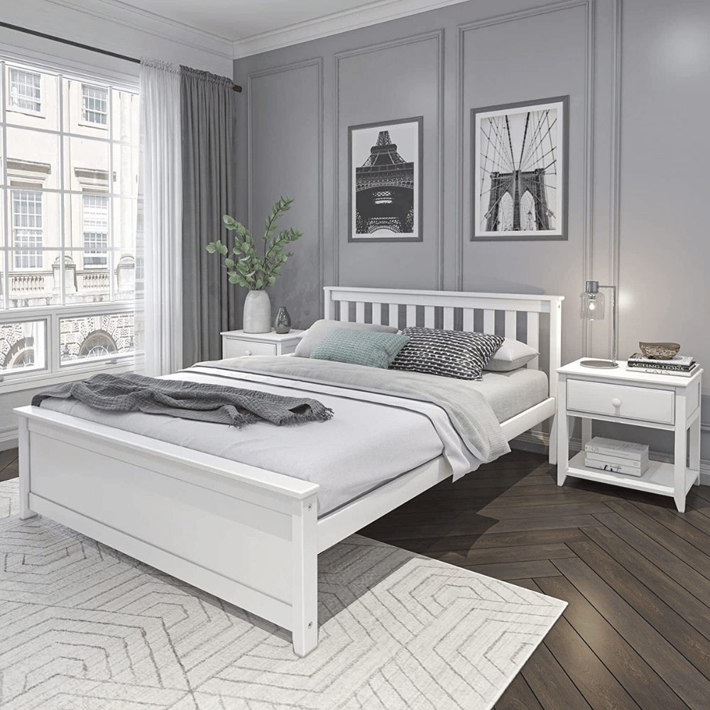 Plank+Beam Amish-style Queen Bed Frame
