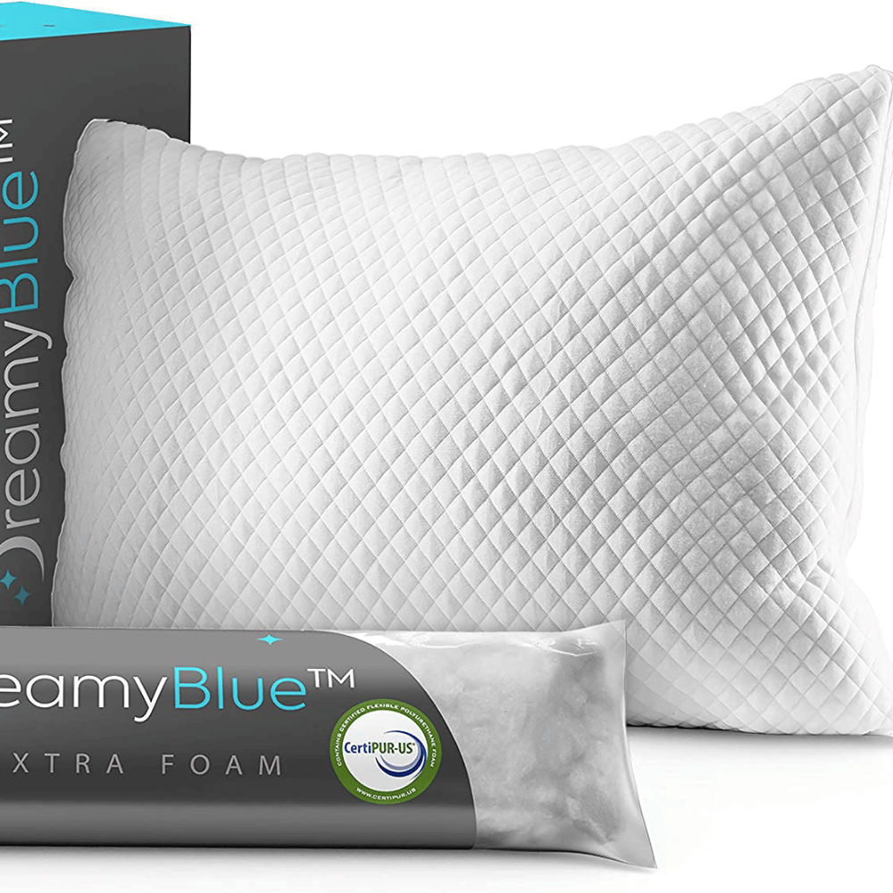 DreamyBlue pillow for back pain support