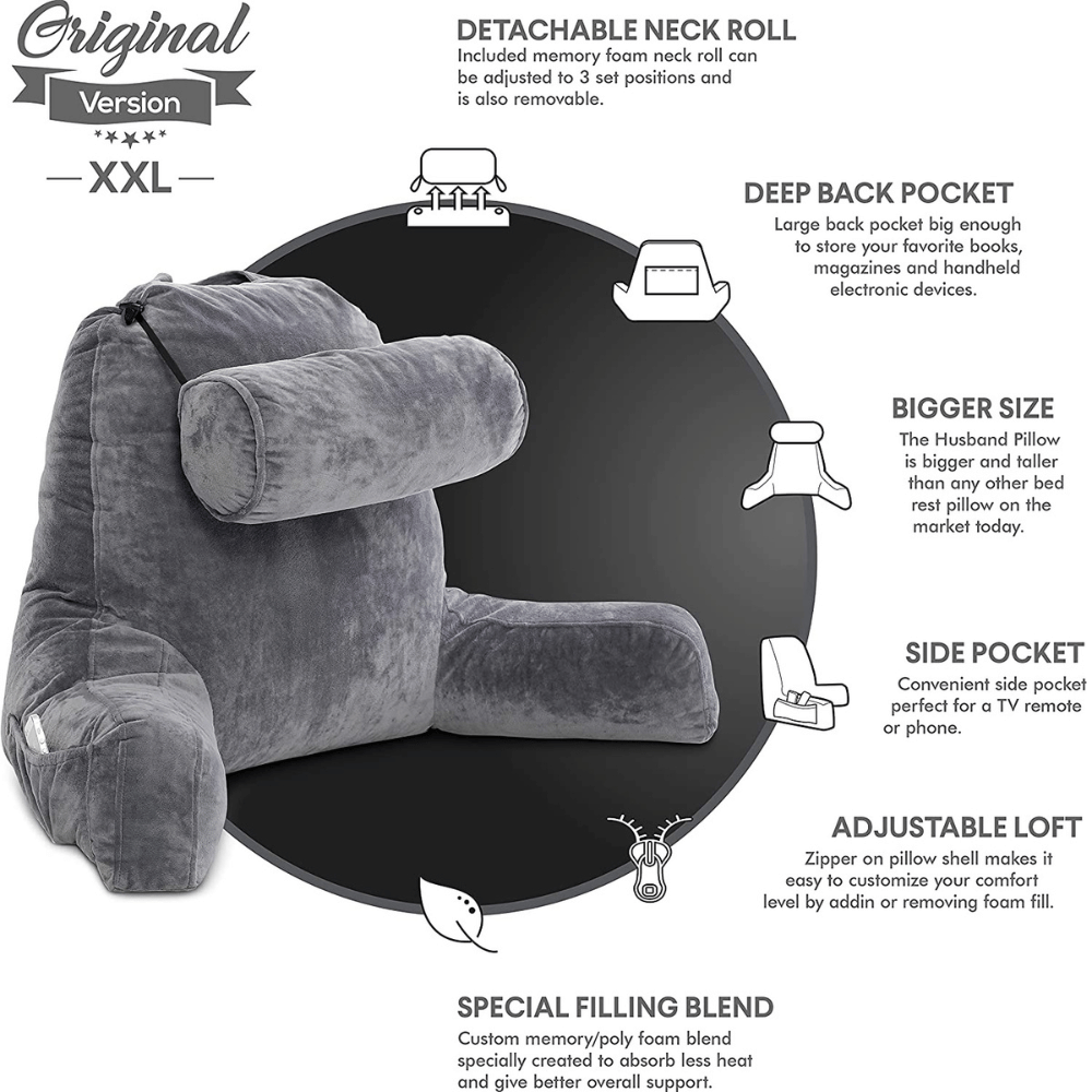 Husband Pillow back support pillow for back pain