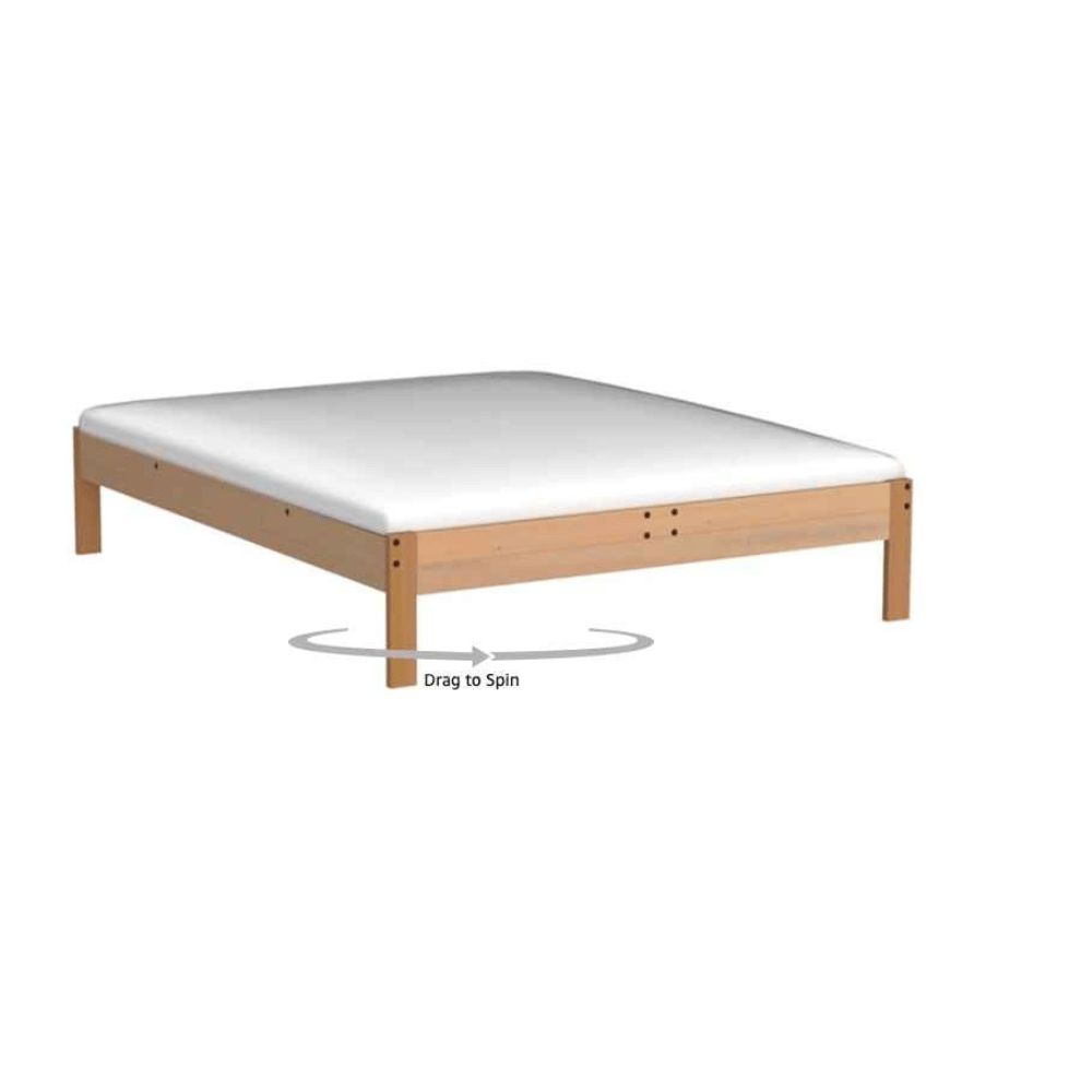 KD  natural wood Frame