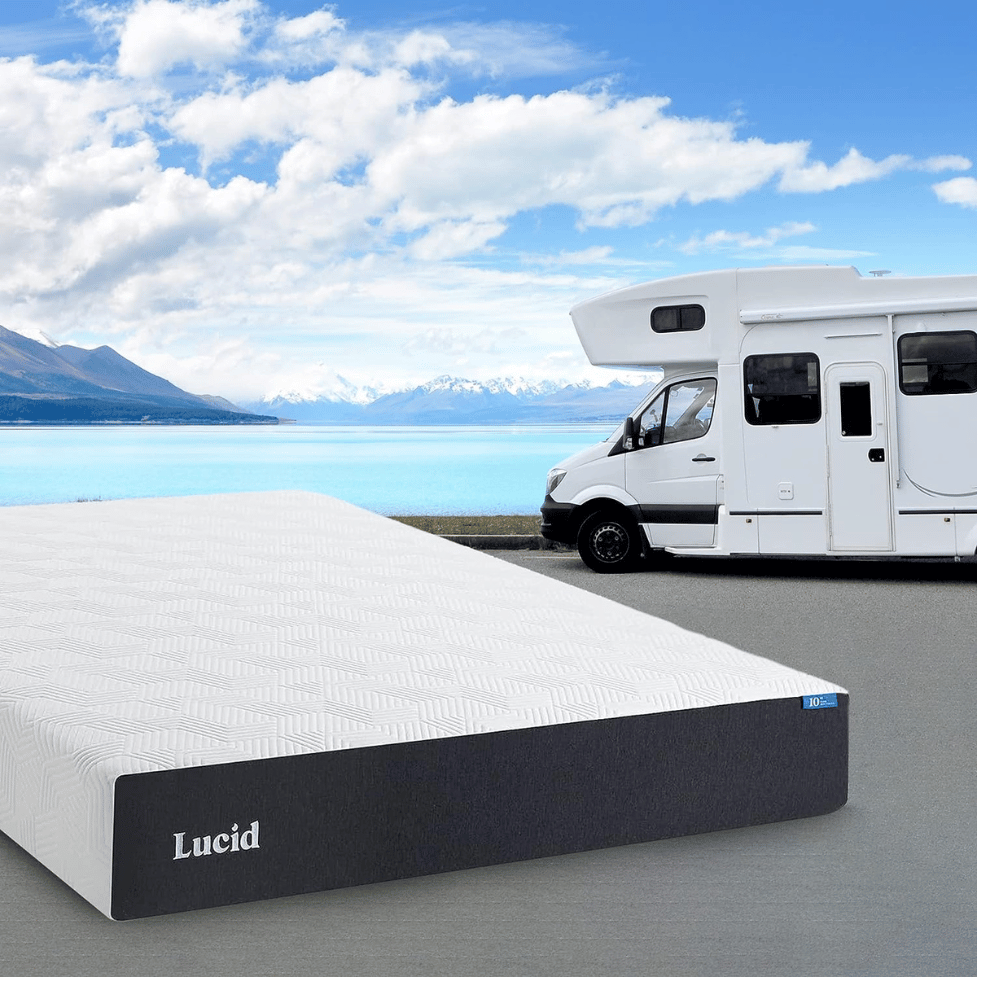 LUCID gel-infused memory foam mattress​