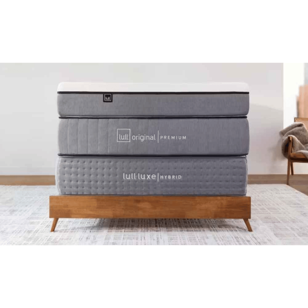 Lull memory foam mattress bed