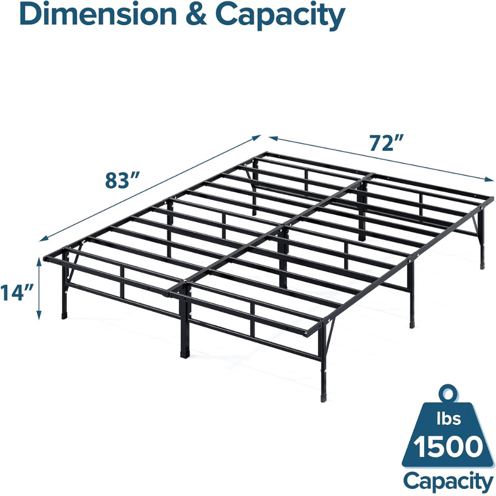 ZINUS SmartBase minimalist metal bed frame