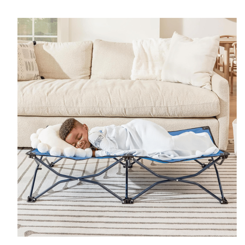 Foldable toddler bed frame