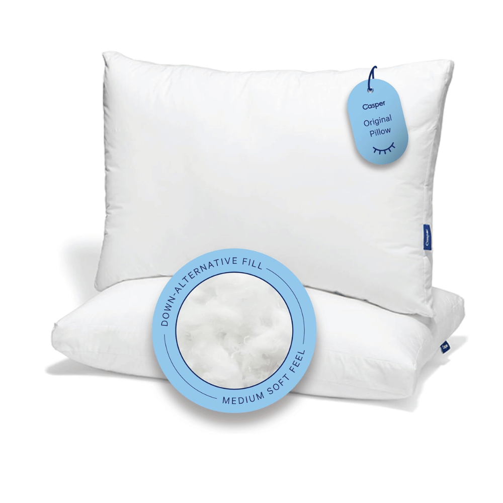 Casper dual-layer pillow