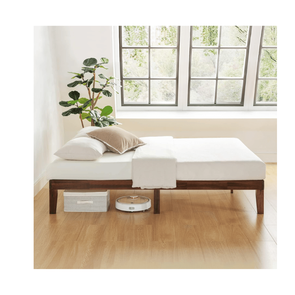 Mellow solid wood bed frame