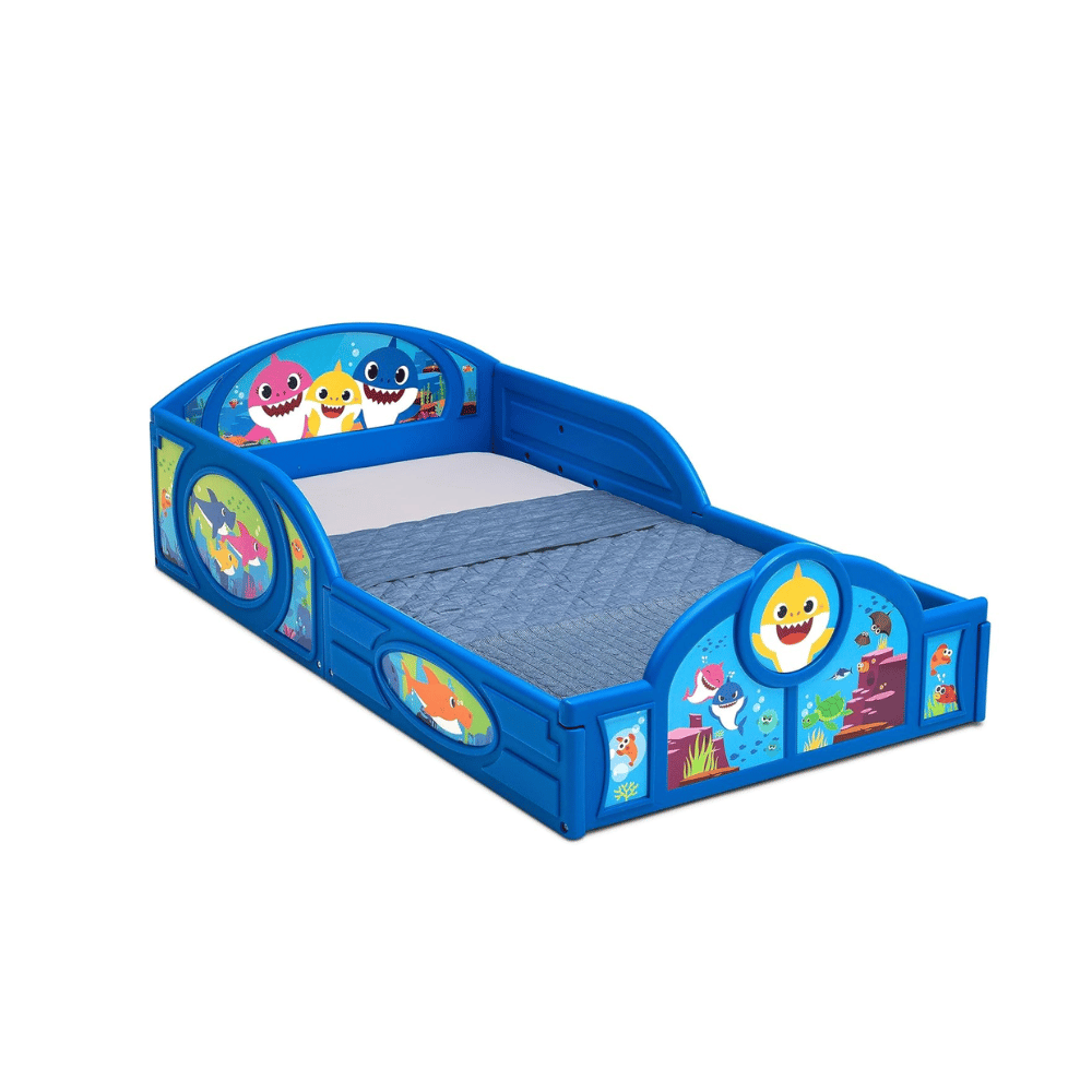 Lightweight plastic bed