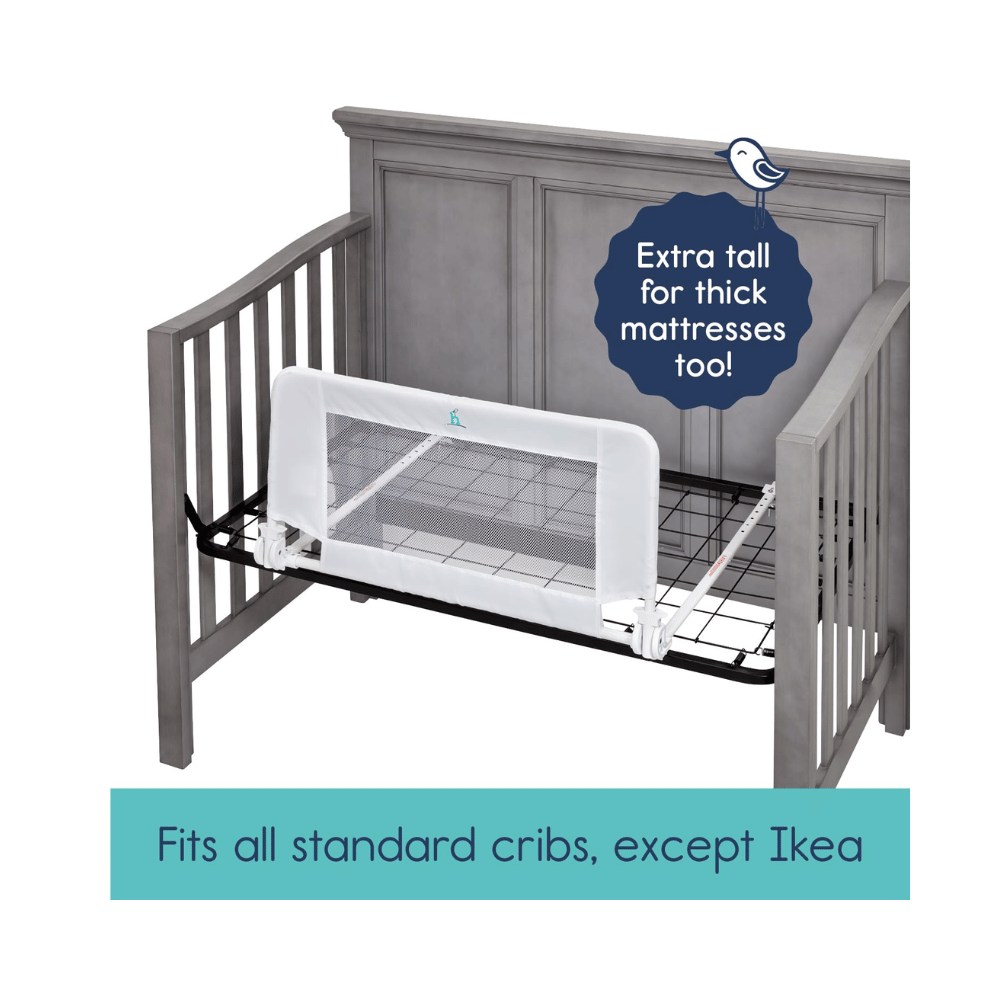 hiccapop adjustable crib bed rail