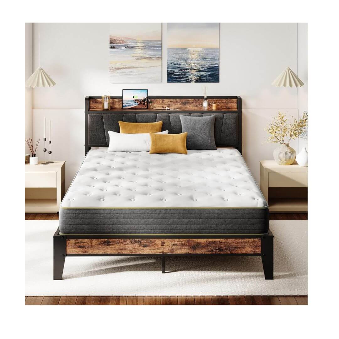 LIKIMIO sturdy Full XL Bed Frame