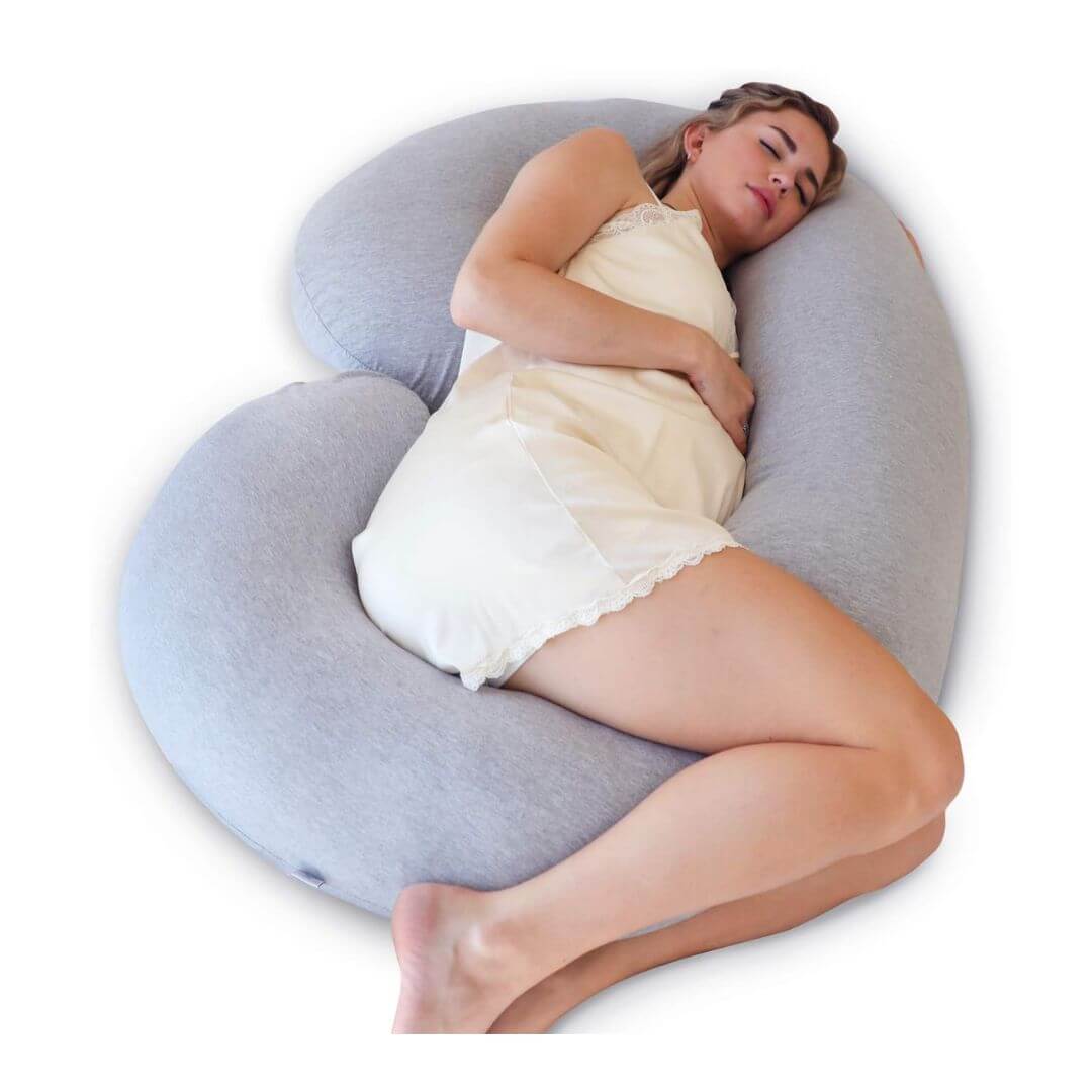Pharmedoc C-shaped Pregnancy Pillow