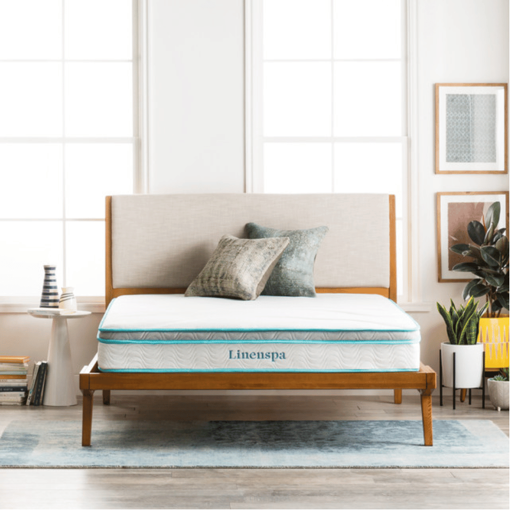 Linenspa memory foam hybrid mattress