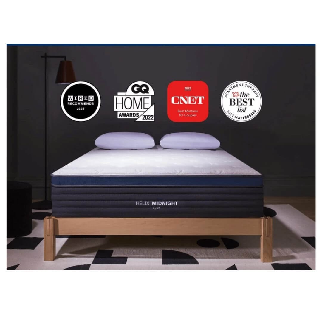 Helix Midnight Luxe zoned support mattress