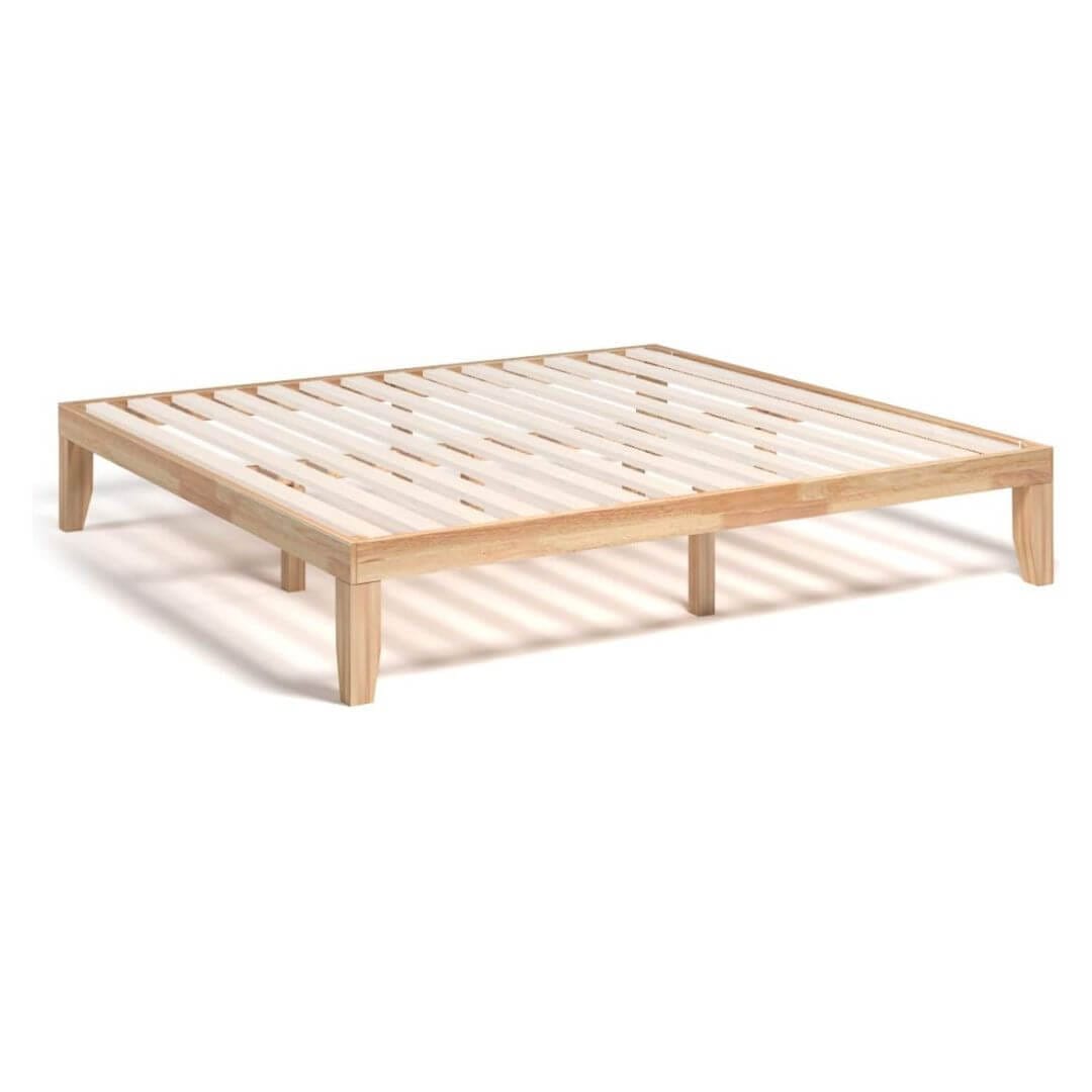 Giantex wood platform bed