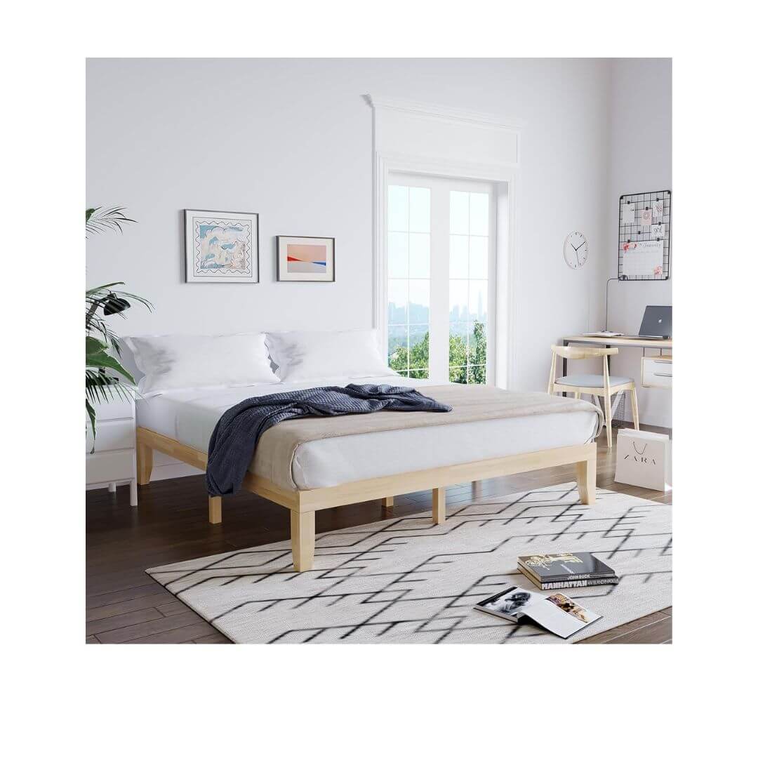 Giantex breathable wood foundation