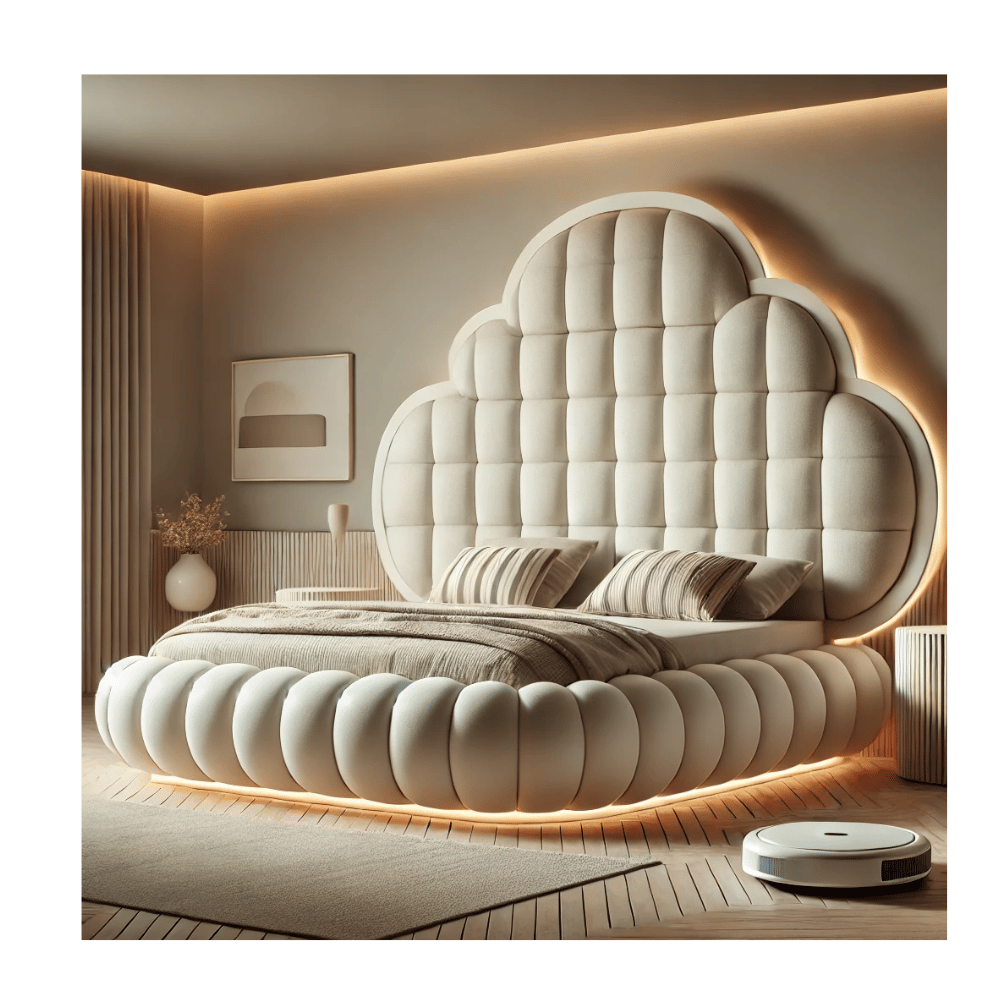 Puffy statement headboard