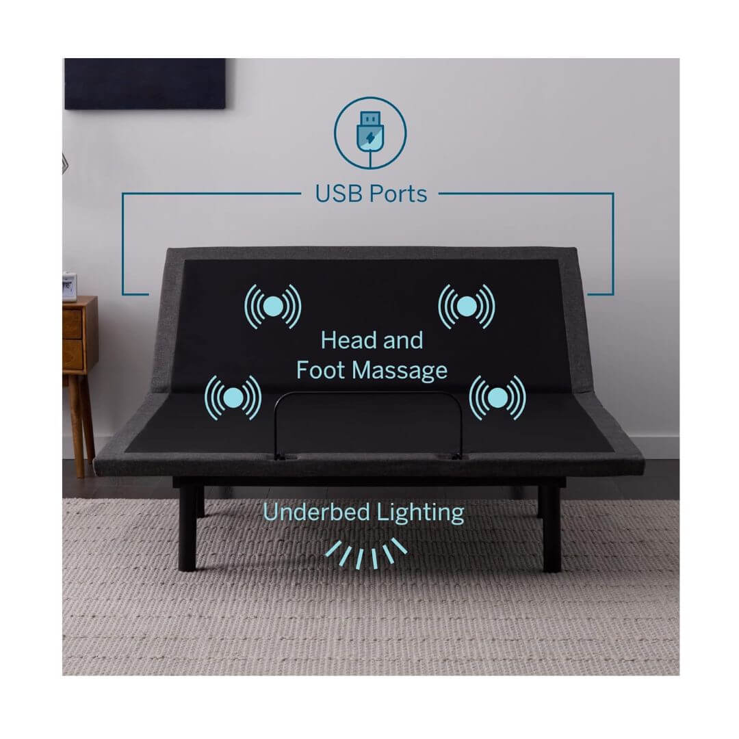 Lucid sleek Full Bed frame