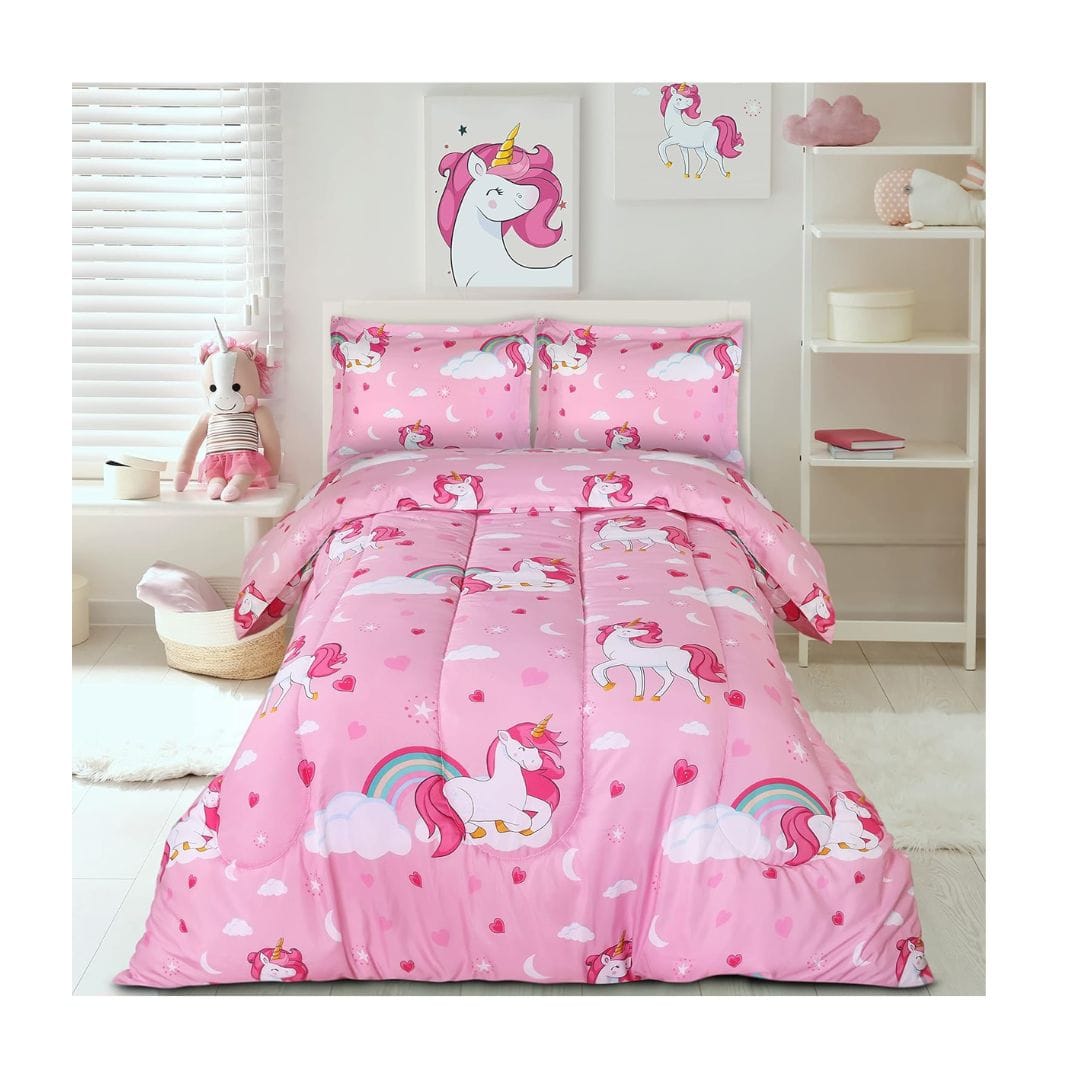 Utopia Bedding unicorn print comforter