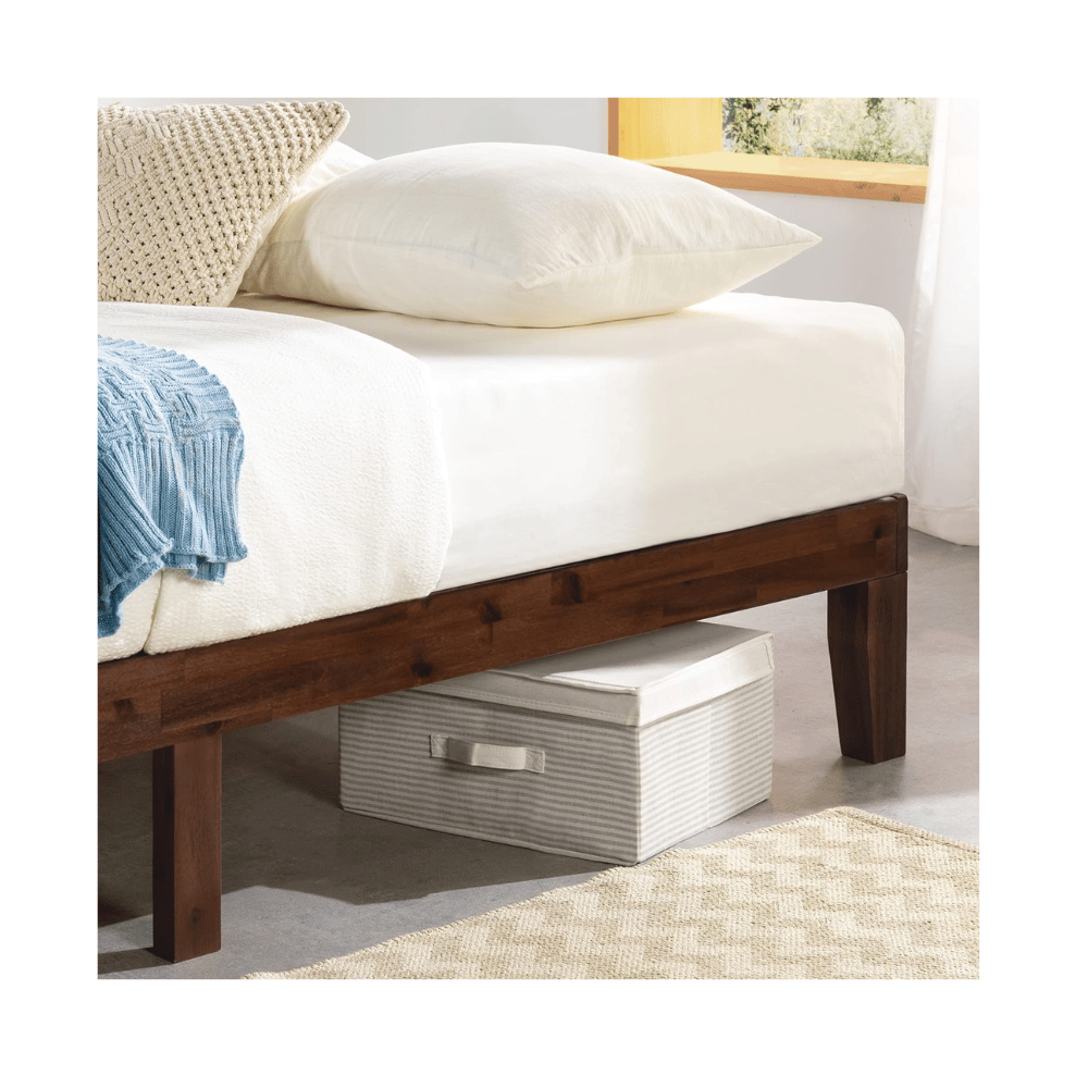 Mellow stylish wood platform bed