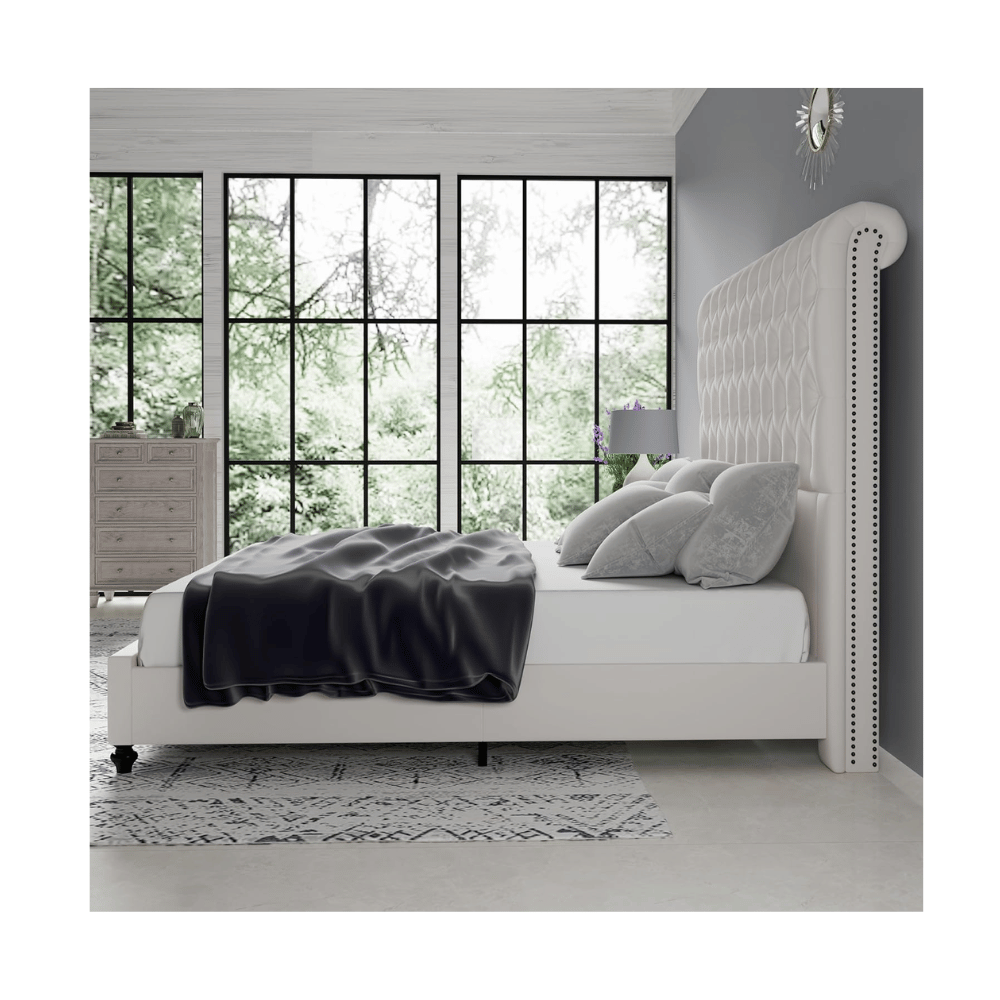 Jocisland modern velvet bed​