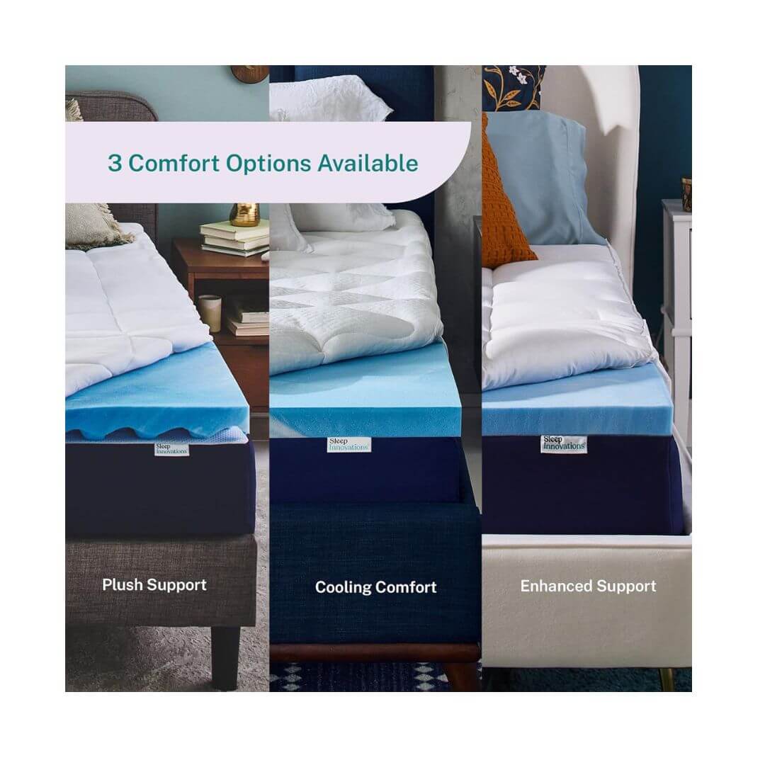 Sleep Innovations dual comfort topper
