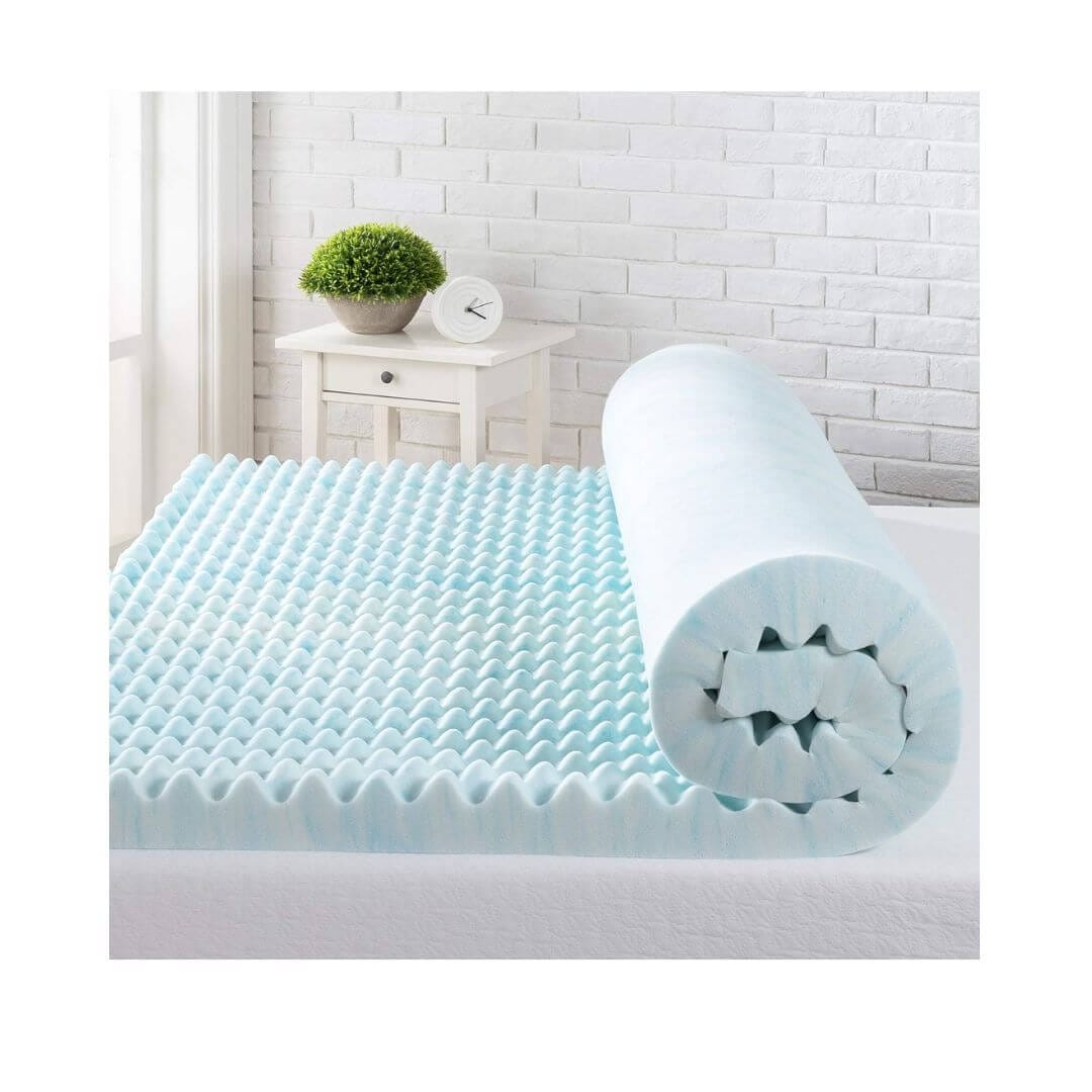 ZINUS swirl gel topper