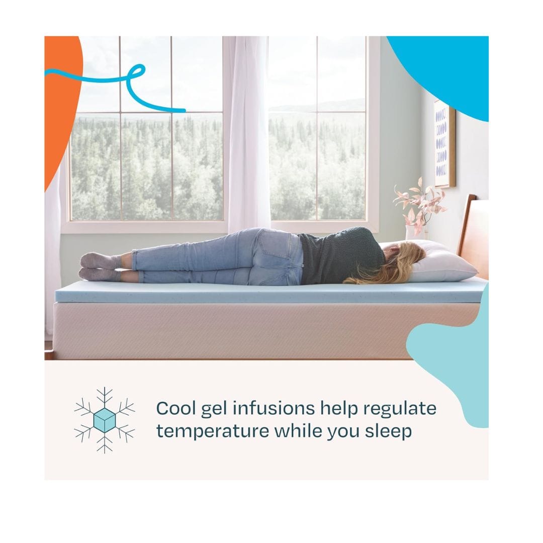 Linenspa portable foam topper