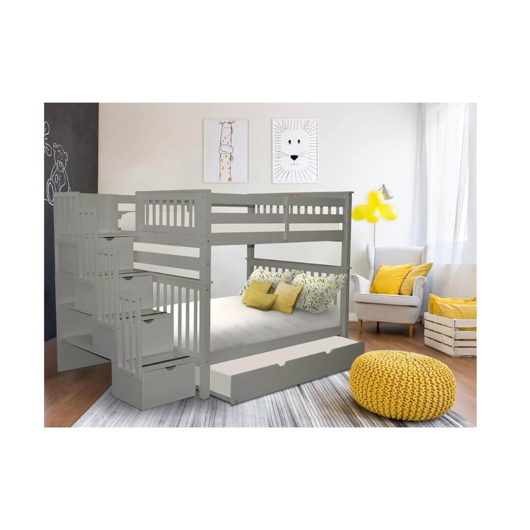 Bedz King stairway storage Bunk Bed