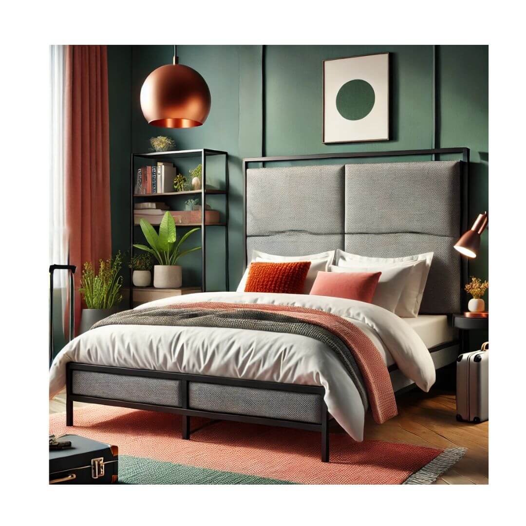 Colorful modern Full XL Bed