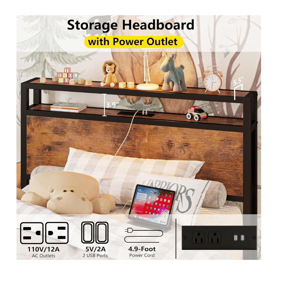 IRONCK twin bed frame