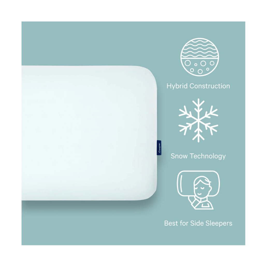 Casper foam fiber pillow