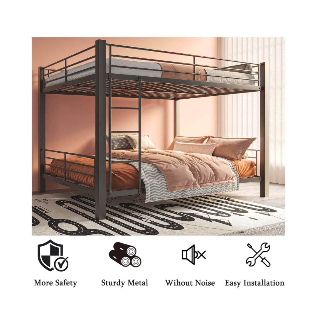 ZMIZAKOY quiet metal Bunk Bed